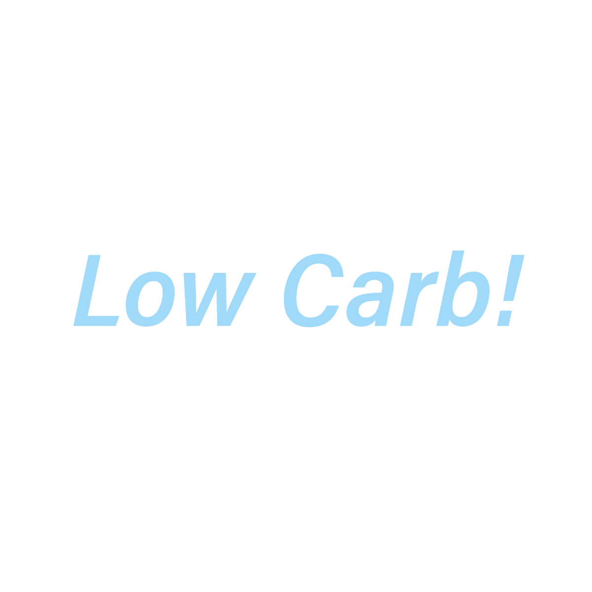 low carb