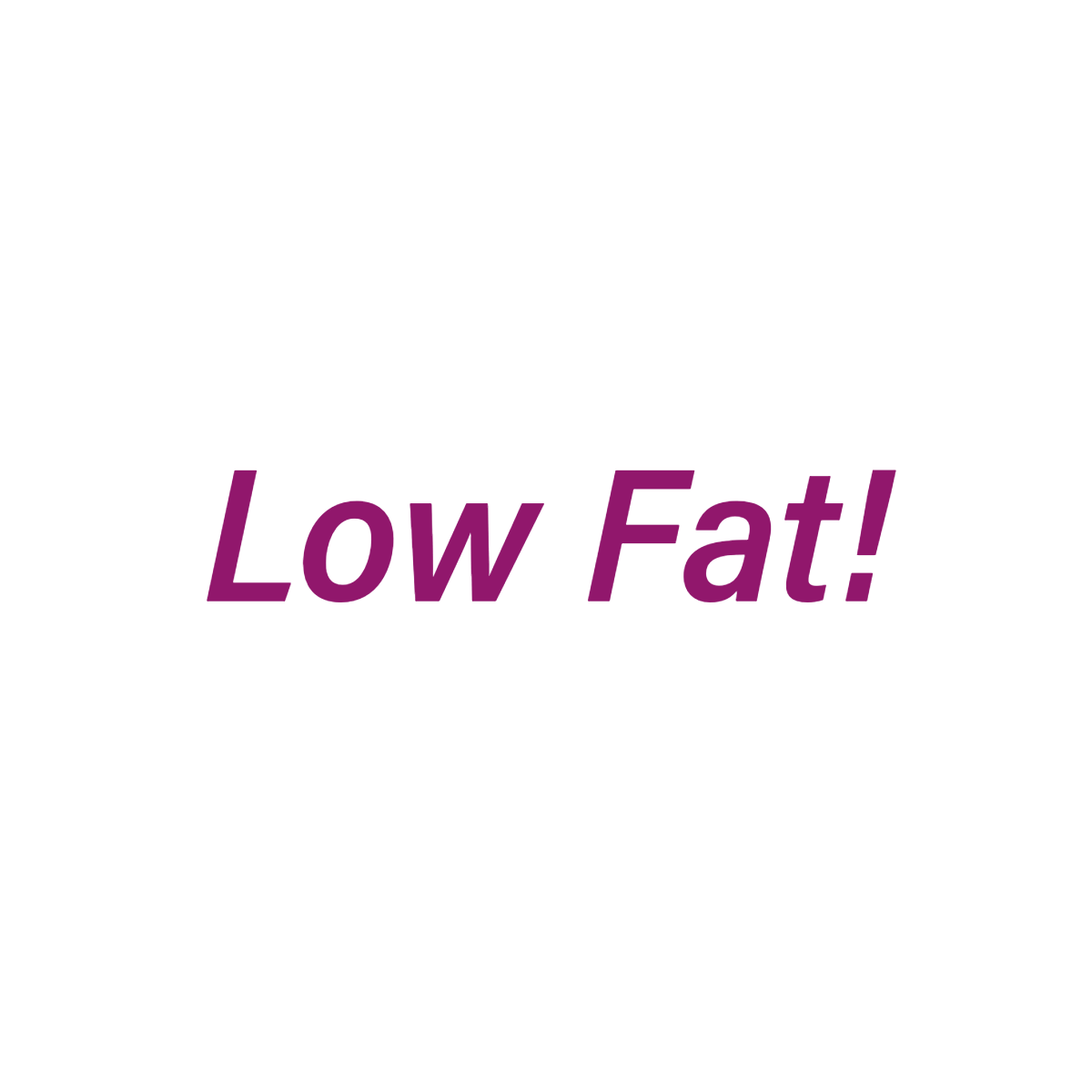 low fat